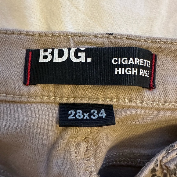 BDG HIGH WAISTED PATTERNED PANTS - Picture 5 of 5